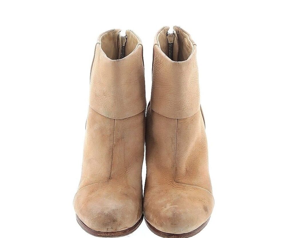 Rag & Bone Women's Newbury Boots Size 9 Nubuck Leather Block Heel Bootie
